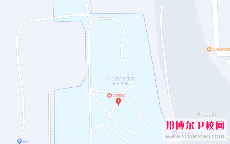 广东江门中医药职业学院地址在哪里，哪个地区，哪个城市?