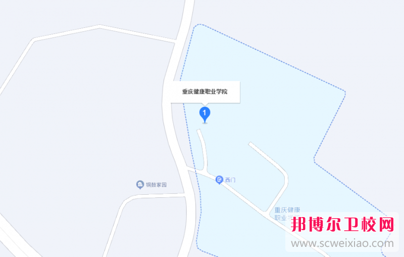 重庆健康职业学院地址在哪里，哪个地区，哪个城市?