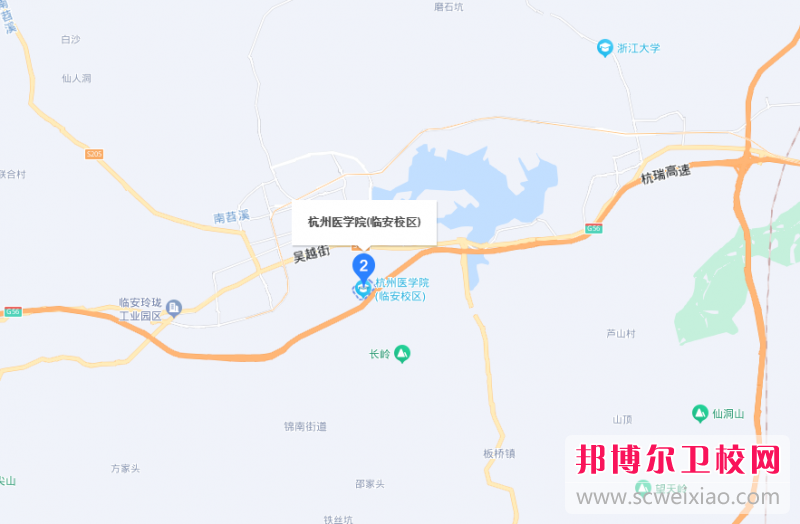 杭州医学院地址在哪里，哪个地区，哪个城市?